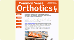 Desktop Screenshot of orthotics.bc.ca