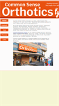 Mobile Screenshot of orthotics.bc.ca